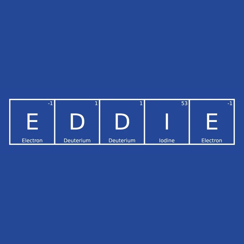 Eddie Name First Name Chemistry Periodic Table Elements