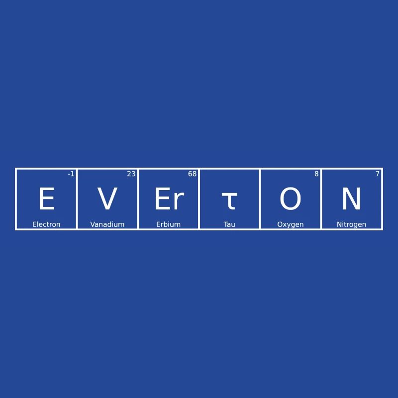 Everton Name First Name Chemistry Periodic Table Element