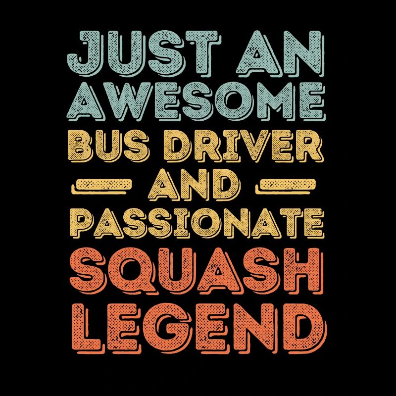 Busfahrer Squash retro