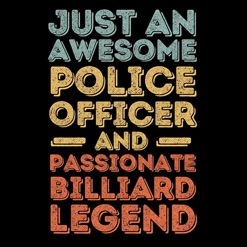 Policeman billiards retro
