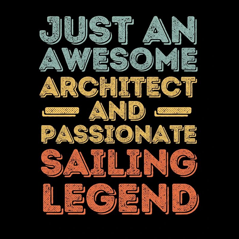 Architect sailing retro