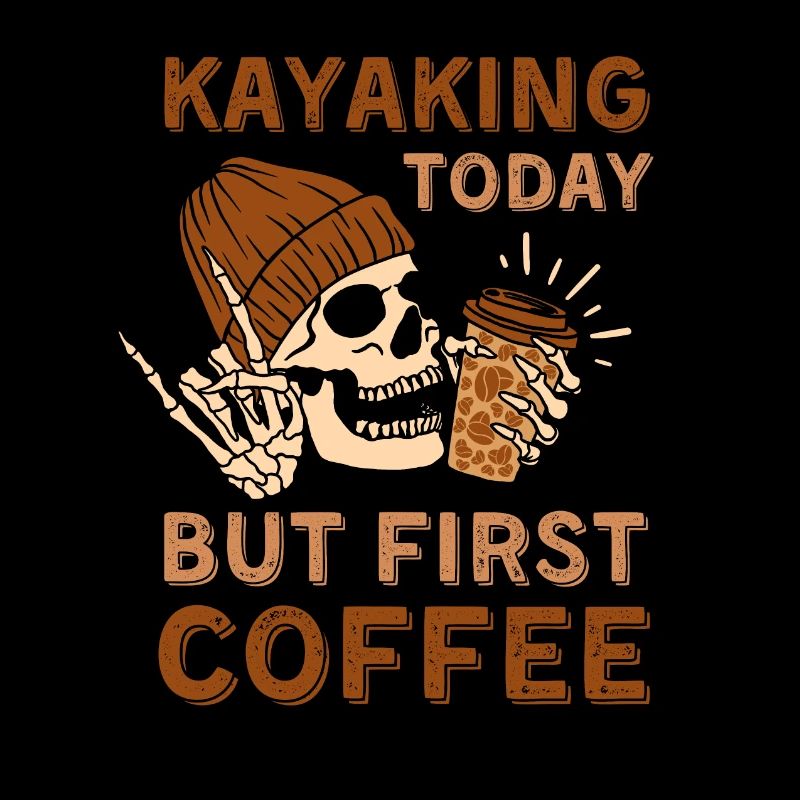 Coffee Kayaking skeleton