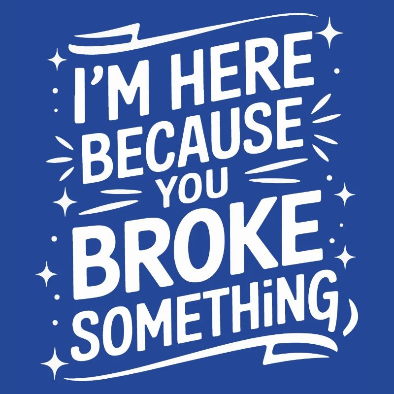 Technischer Support Computerfreak Nerd