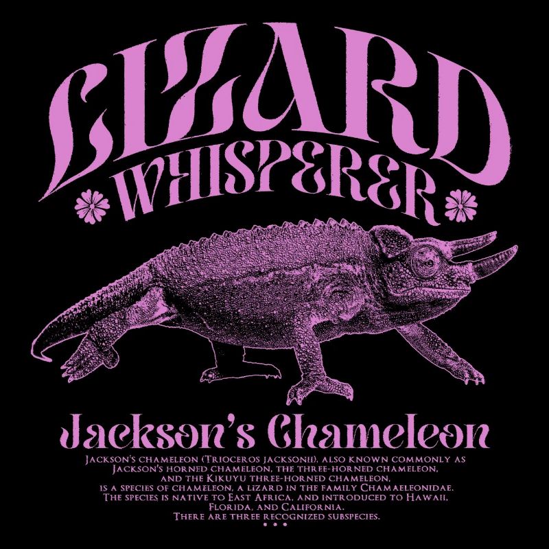 Jackson's Chamäleon Echsenflüsterer