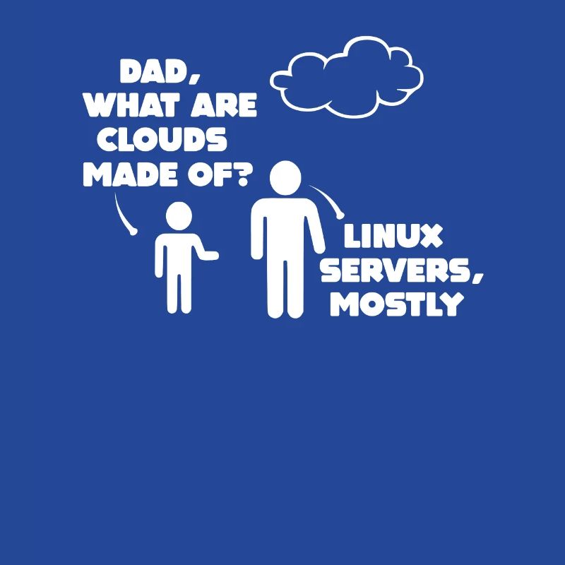 Funny Cloud Computing Dad And Son