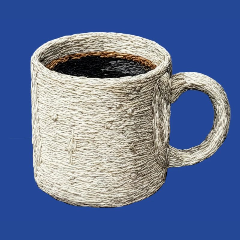 Embroidered filter coffee – lungo (printed)