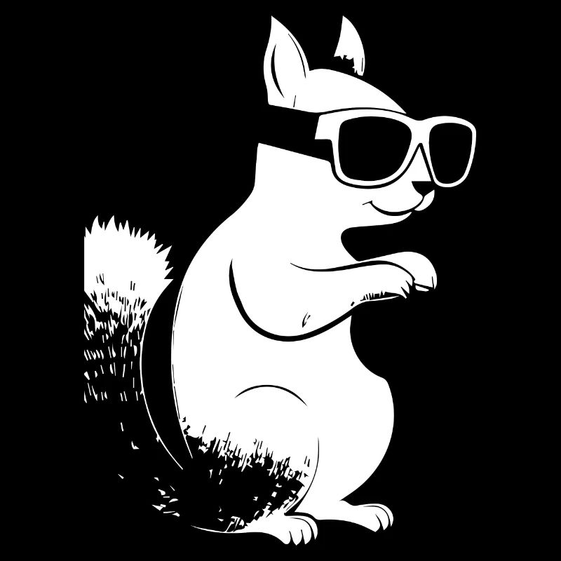 Funny Squirrel Wearing Sunglasses Squirrels