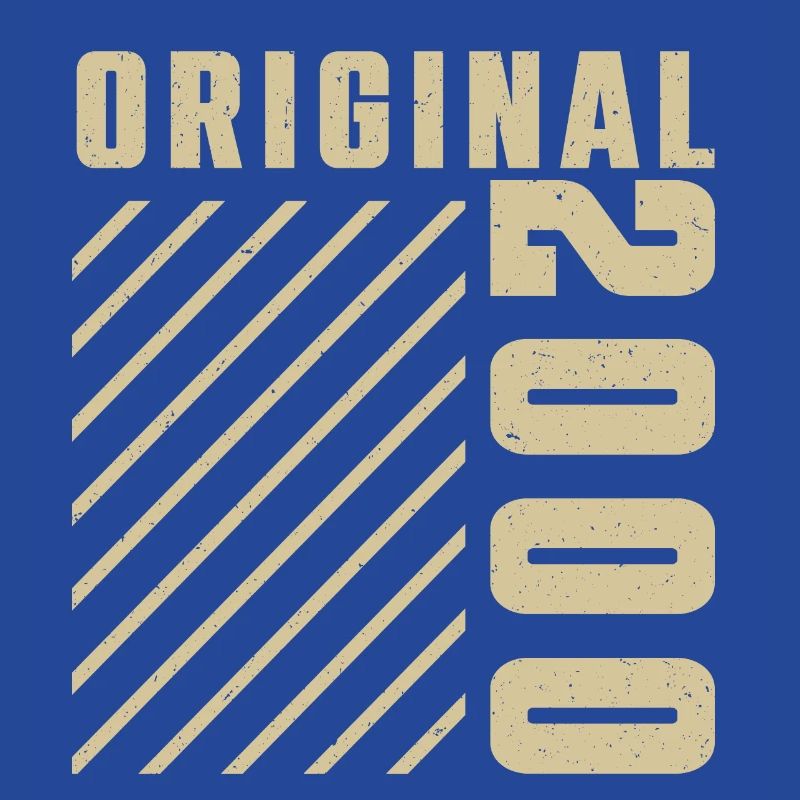 Original 2000 Authentic 2000 Vintage Bursdag
