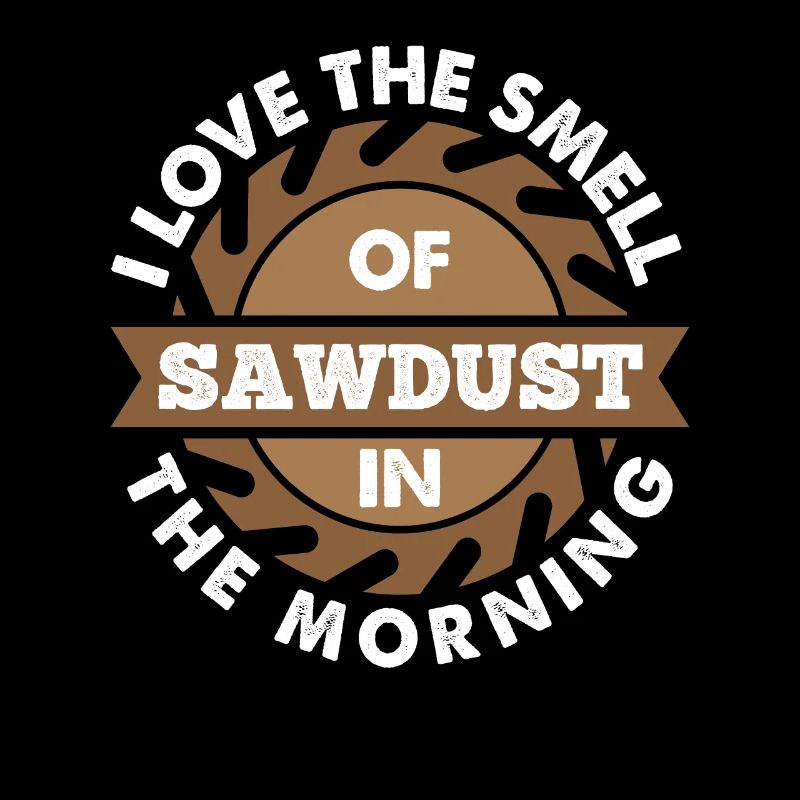 Profession de menuisier Sciure de bois le matin
