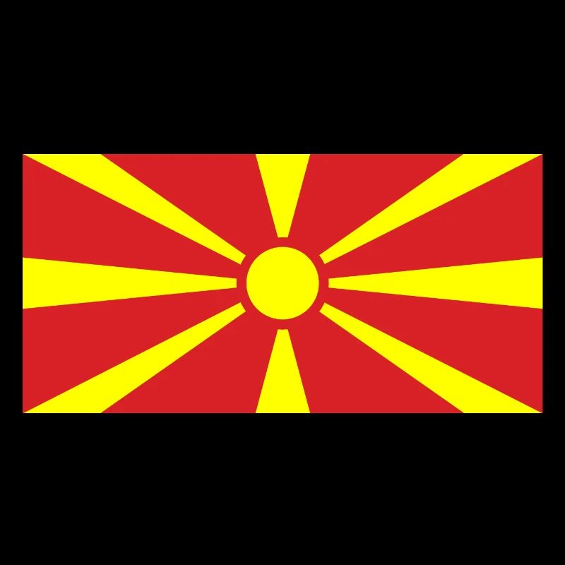 Drapeau de la Macédoine