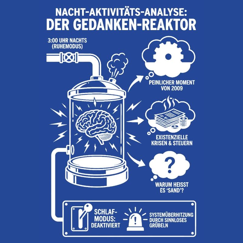 Thought Reactor Funny Night Analysis Graphic