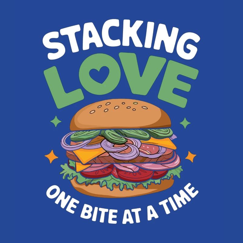Sandwich Spruch - Stacking Love One Bite At A Time