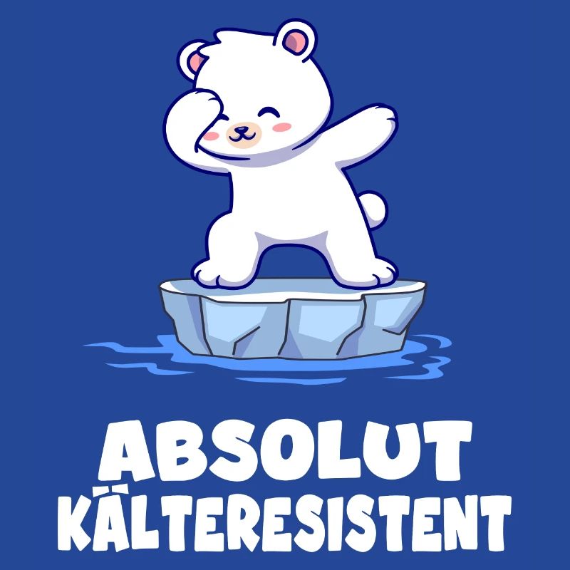 eisbader kälteresistenter eisbär geht eisbaden