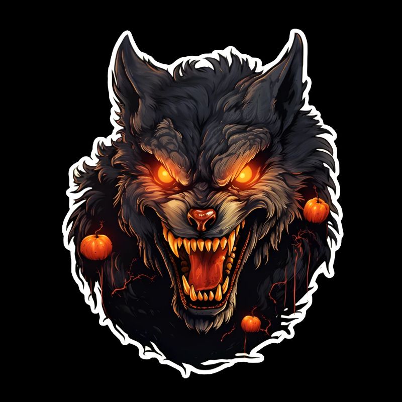Werwolf mit Halloween