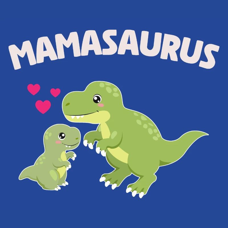 Mamasaurus - Conception de dinosaure mignon