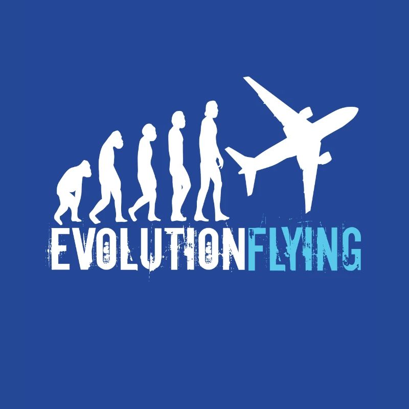 Pilot Evolution Flying Airplane Aviator Boing