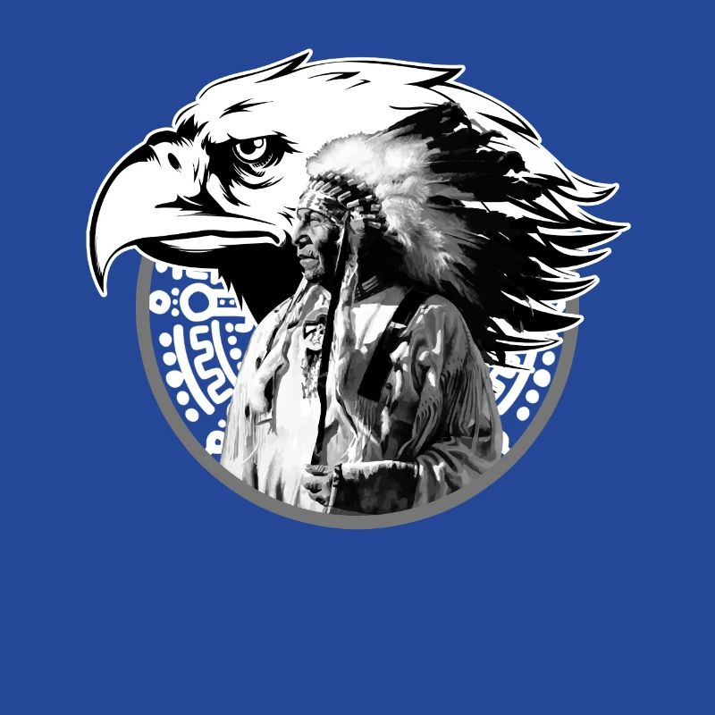 Indian chief eagle totem gift idea