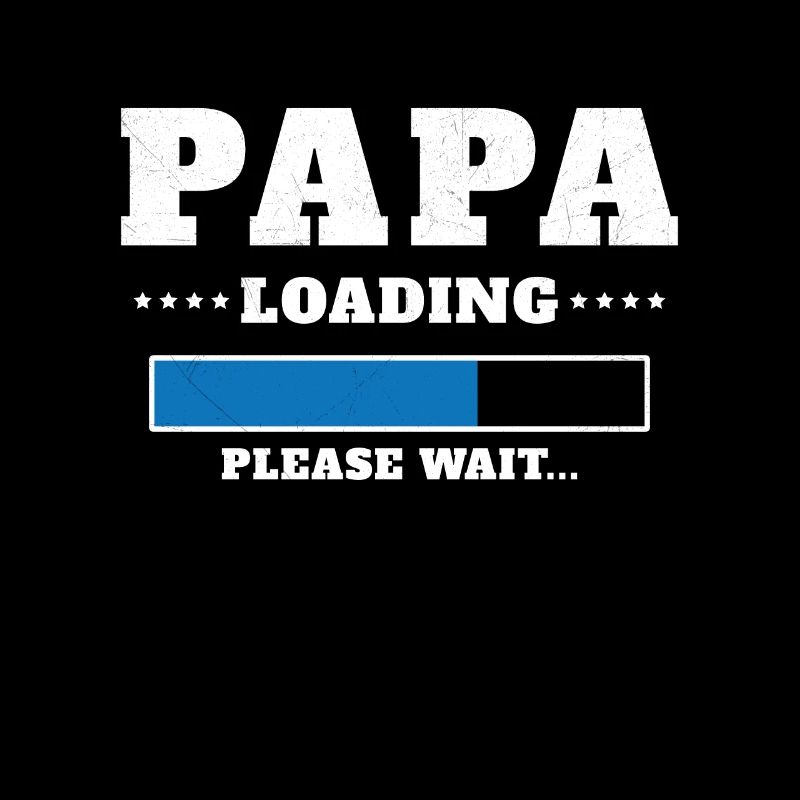 Papa wird geladen Bitte warten