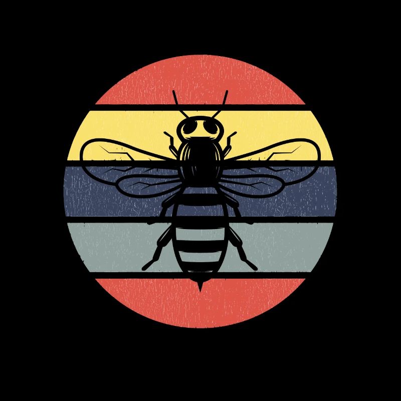 Retro Bees Beekeeper Retro Bees