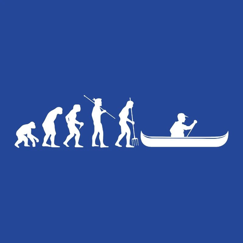 Evolution Canoe Canoe Canoeing - Gift Idea