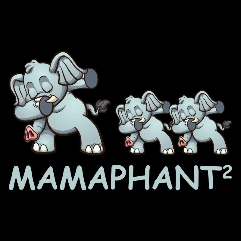 Schwanger werdene Mutter Zwillinge Elefant