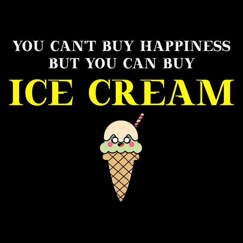 Eis Eistüte Eiscreme Happiness Geschenkidee süß