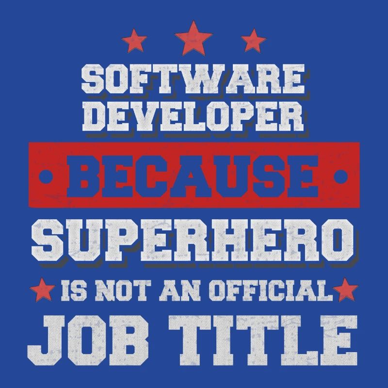 Software Developer Superhero Shirt