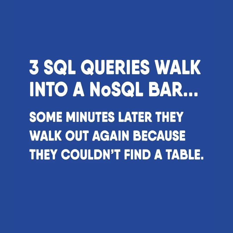 Database SQL Query Joke For Programmer
