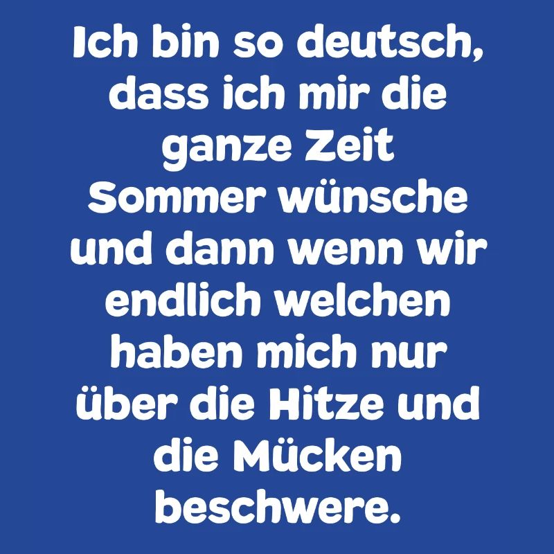 Funny saying typical German