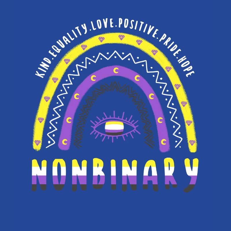 Boho Regenbogen Nonbinary
