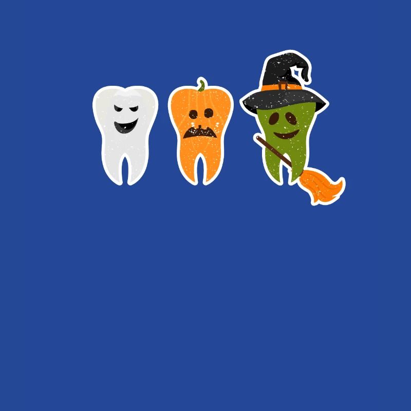 Teeth Ghost Pumpkin Witch Cute Dentist