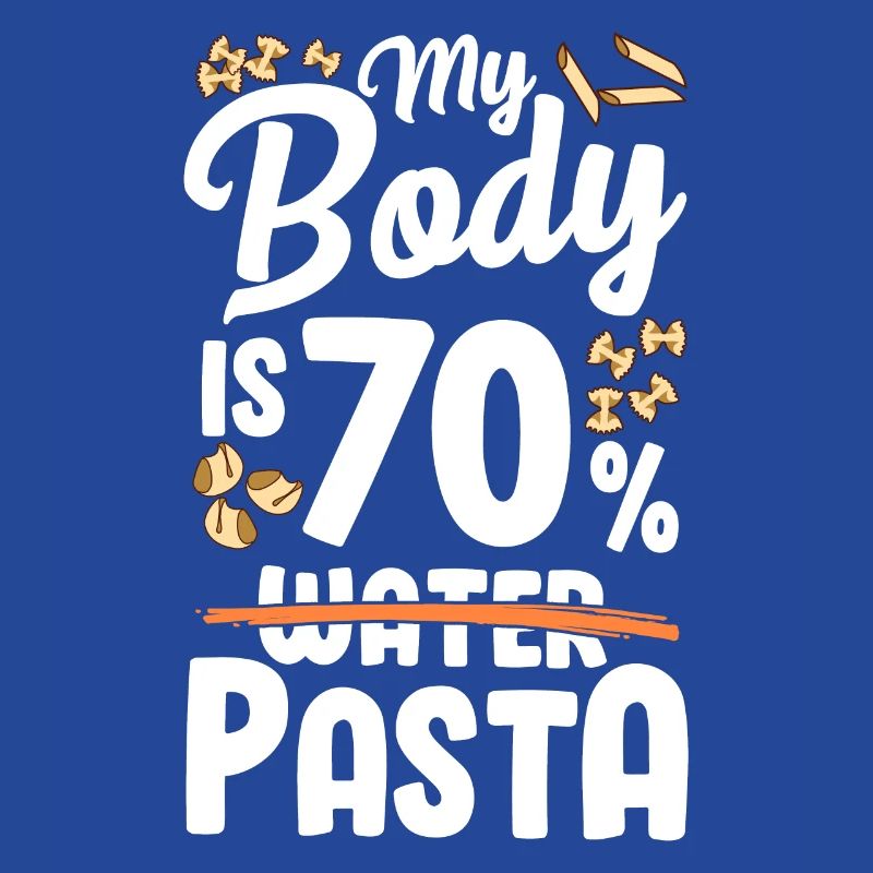 Mon corps est composé à 70% de pâtes
