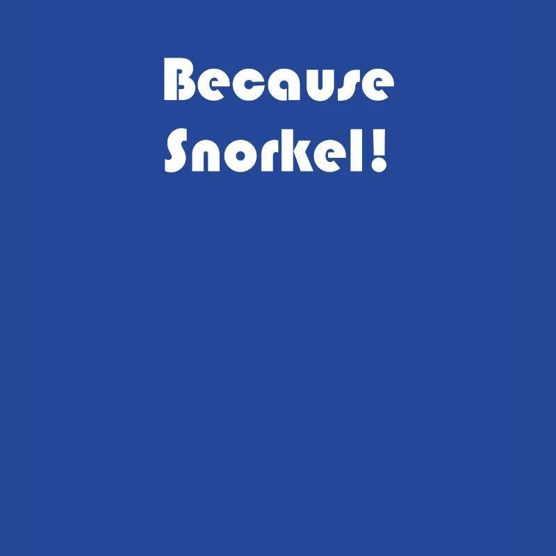 Plongée - Parce que snorkel