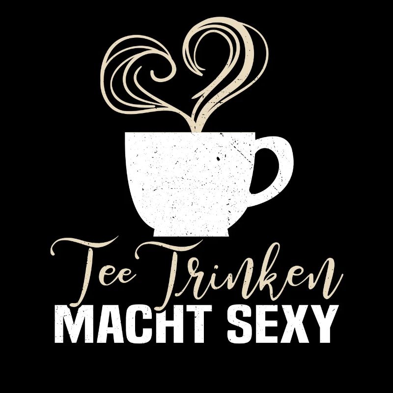 Lustiges gemütlich Bio Tee Trinker Spruch design