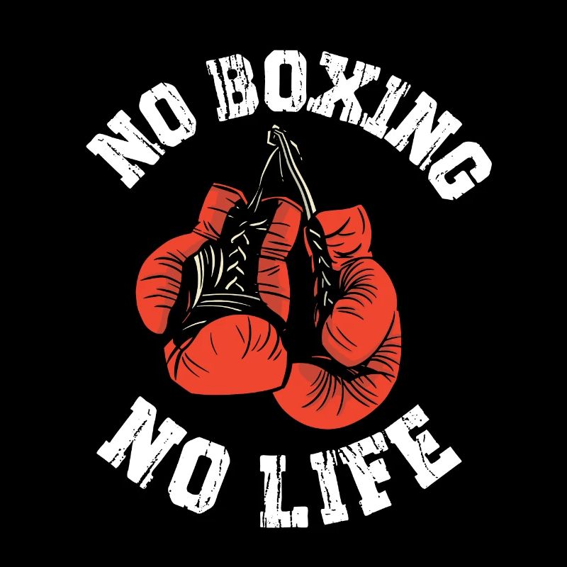 Pas de boxe Pas de gants de boxe de vie