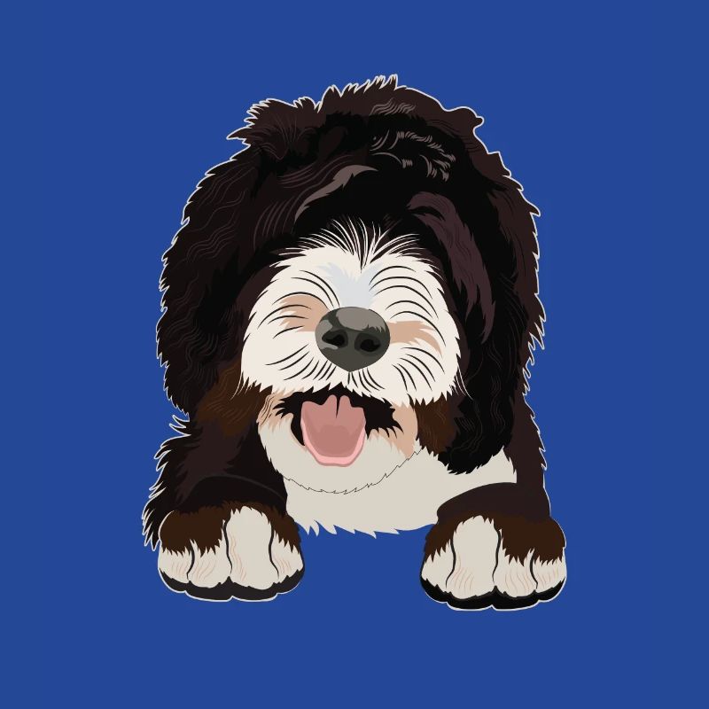 Sheepadoodle Hund Geschenk