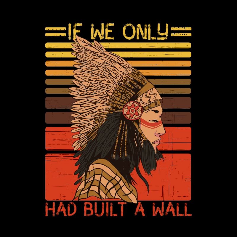 If We Only Had Built A Wall Native American