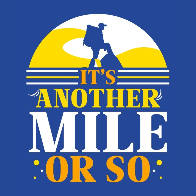 Eine Weitere Meile Oder So Halbe Meile Wanderung