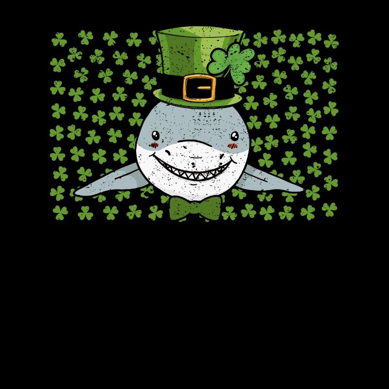 Poisson lutin requin trèfle Saint-Patrick