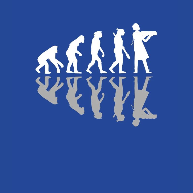 Human Evolution Funny Baking Baker Humor Culinary