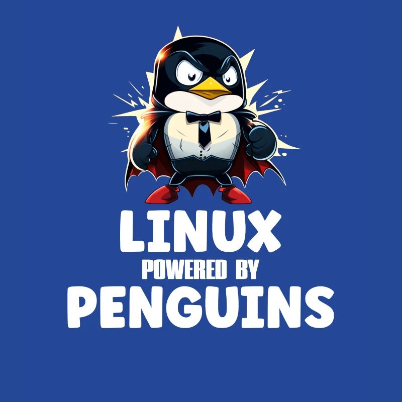 Linux Powered By Penguins