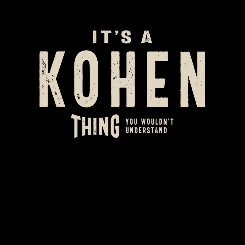 Kohen Personalized Name