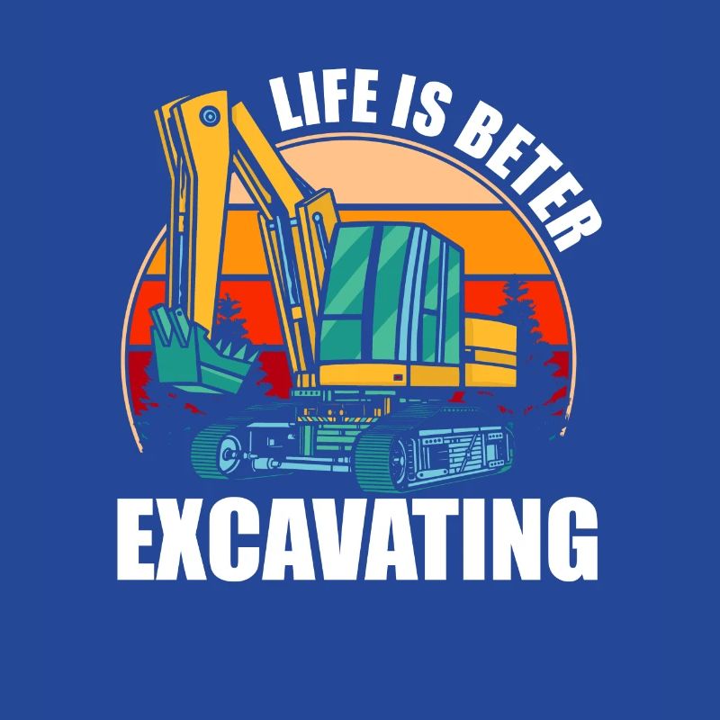 Construction machinery operator Excavator driver Excavator driver Construction workers