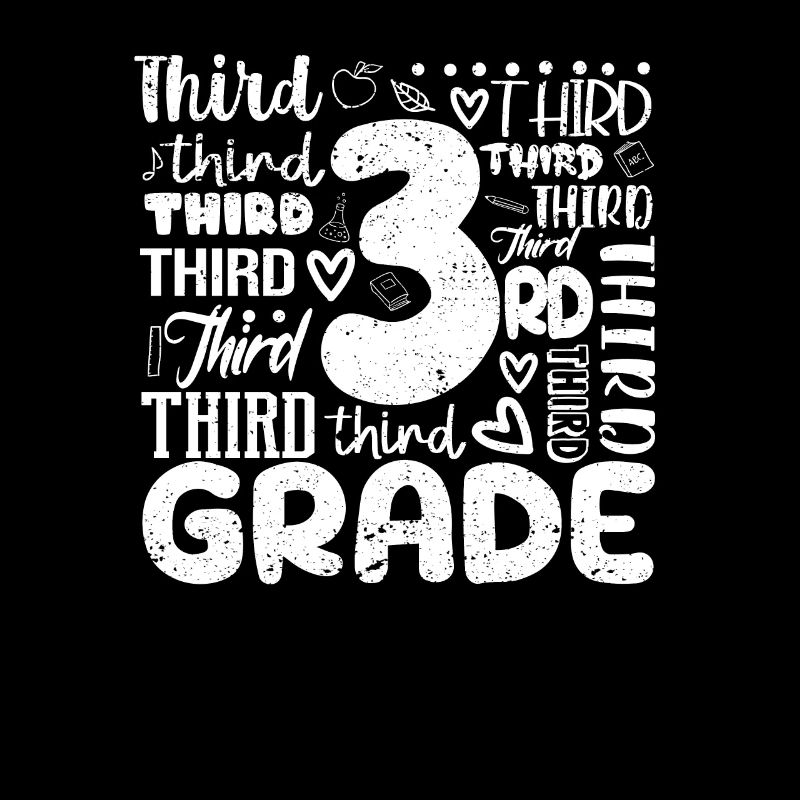 Tie Dye 3rd Class Typography Team Third Class