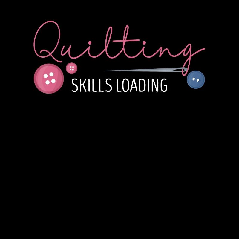Quilting Skills Loading Funny Sewing Machine