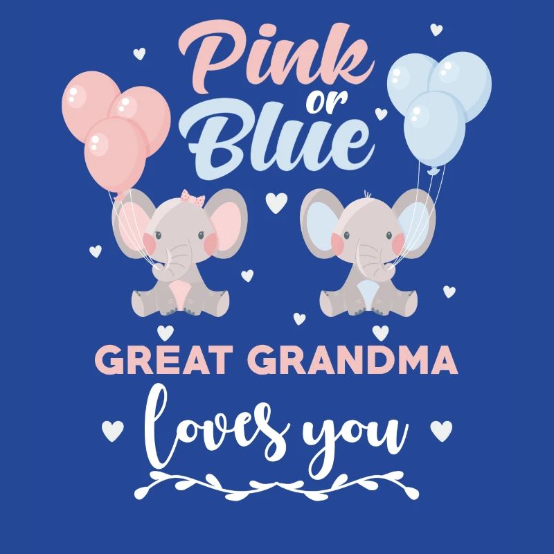 Rosa Oder Blauer Urgroßmutter Elefant