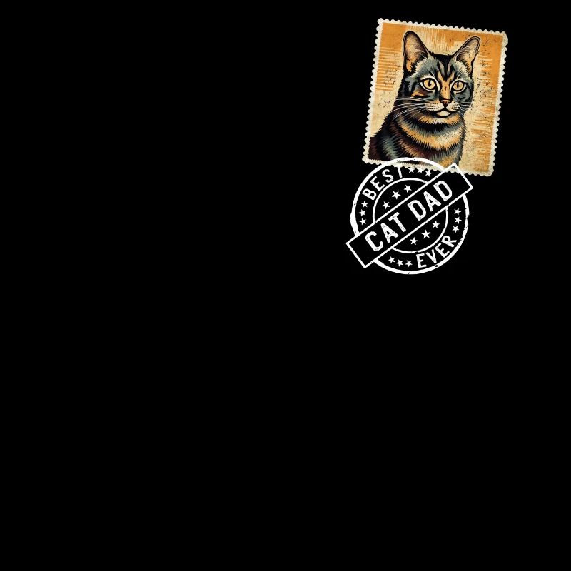 Chats, papa, chat, timbre de chat, papas de chat