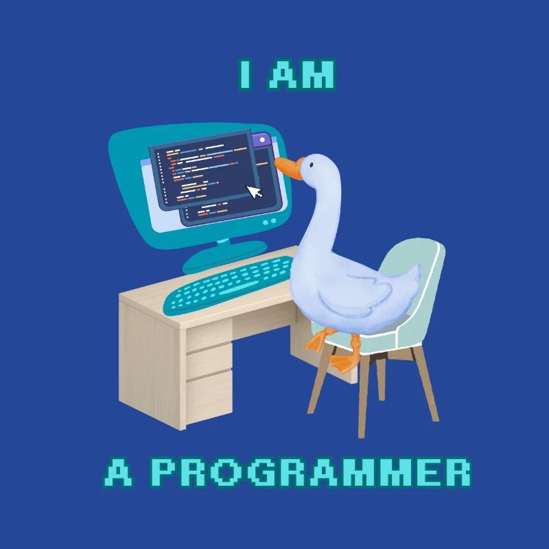 A Programmer Duck, a Fun Design for Programmers
