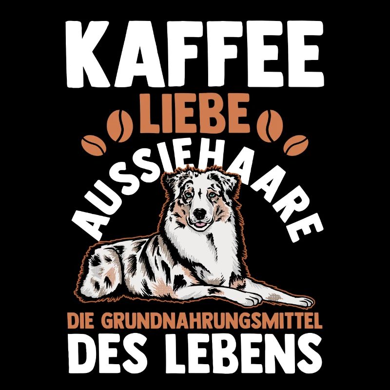 Kaffee Australian Shepherd Hund Aussie