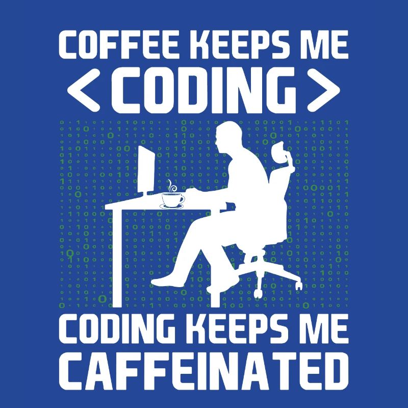 Kaffee-Codierung Programmierer Programmierer Entwickler Nerd Coff